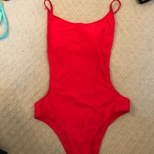 Red sunny co Suit